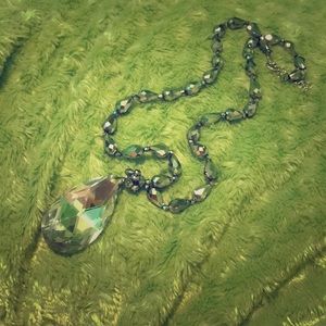 Park Lane Long Necklace with Chunky Pendant